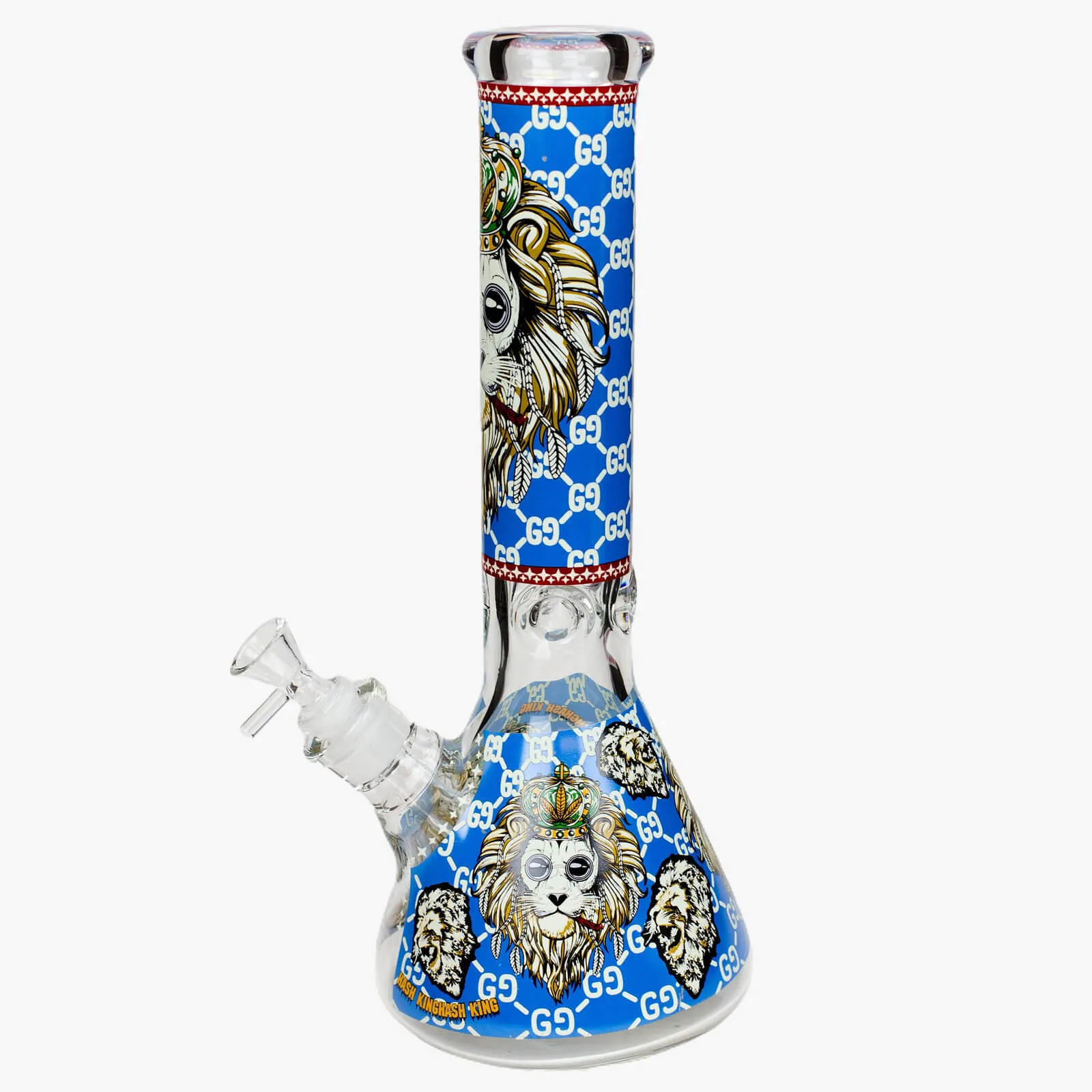 14" Hash King Glow In The Dark 9mm Glass Bong