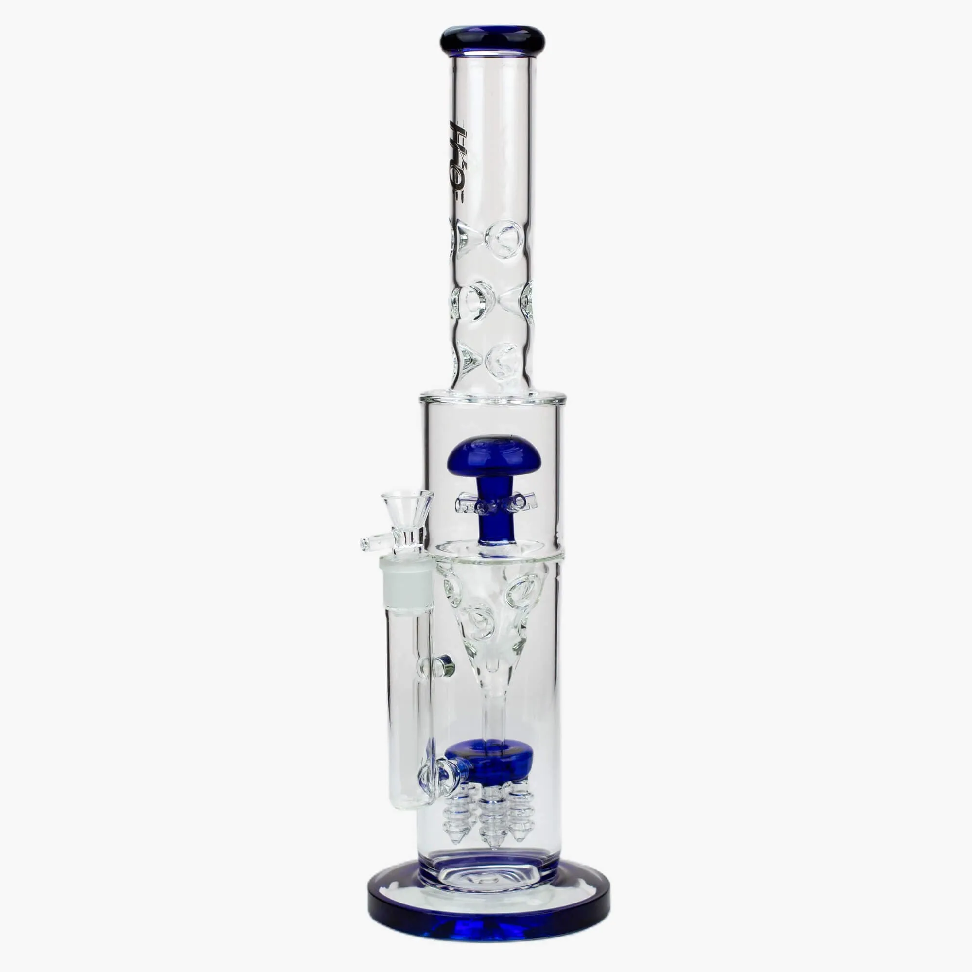 17" H2O Funnel Glass Percolator Bong