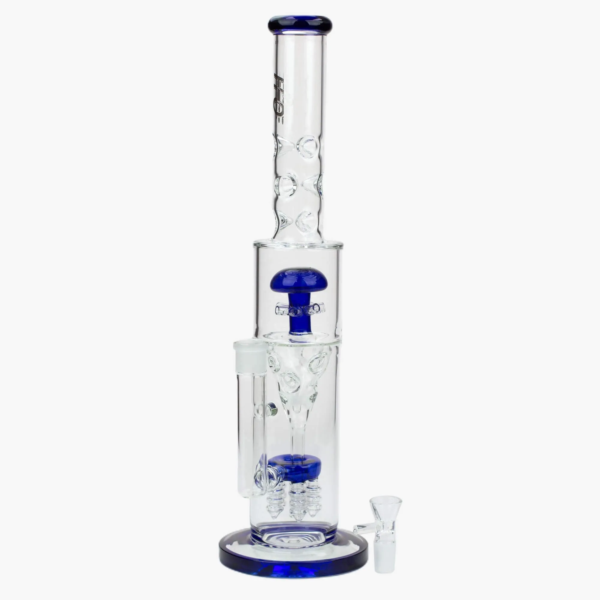 17" H2O Funnel Glass Percolator Bong