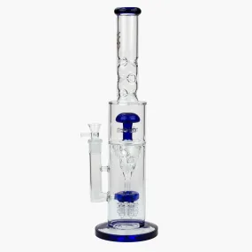 17" H2O Funnel Glass Percolator Bong