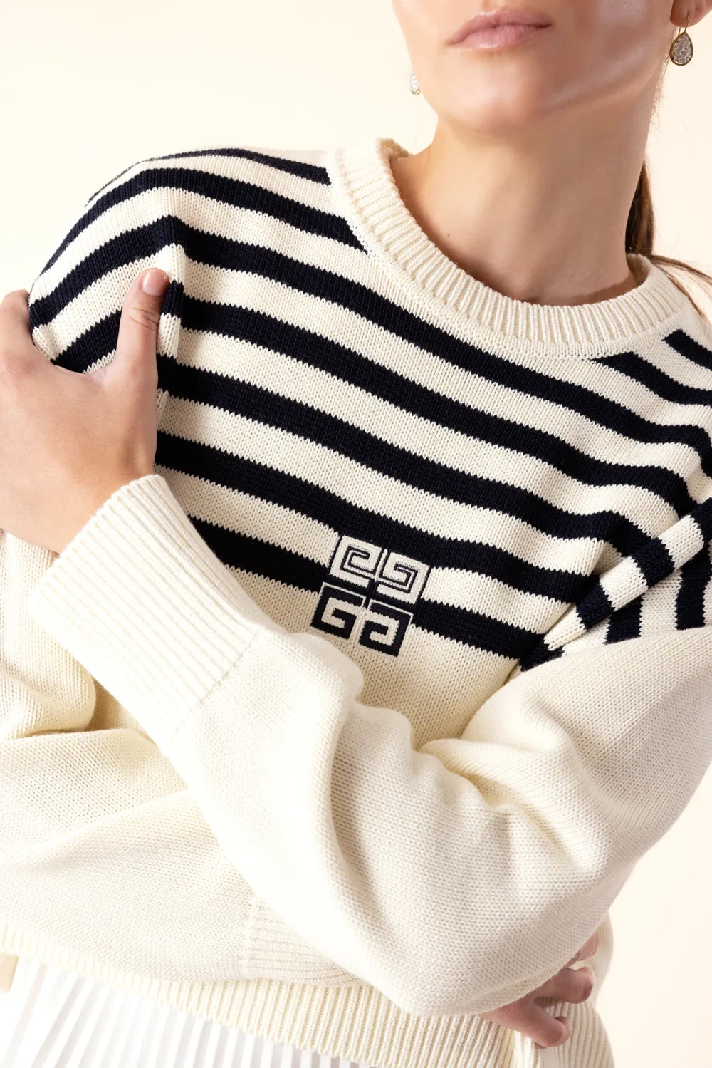 4G Striped Sweater