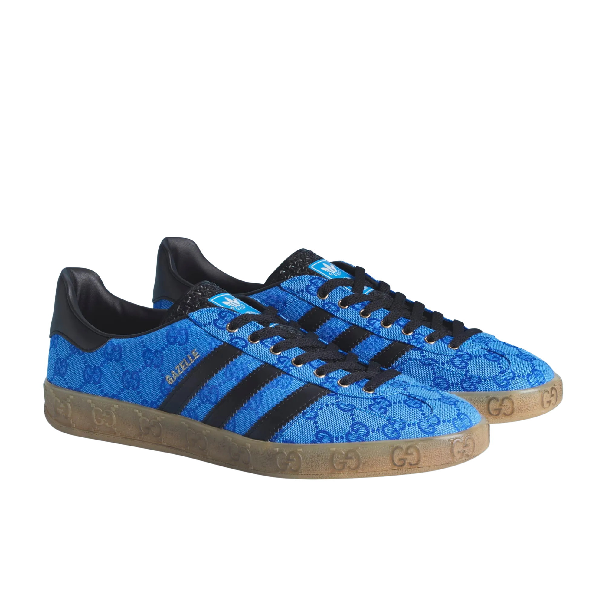 adidas x gucci gazelle blue black