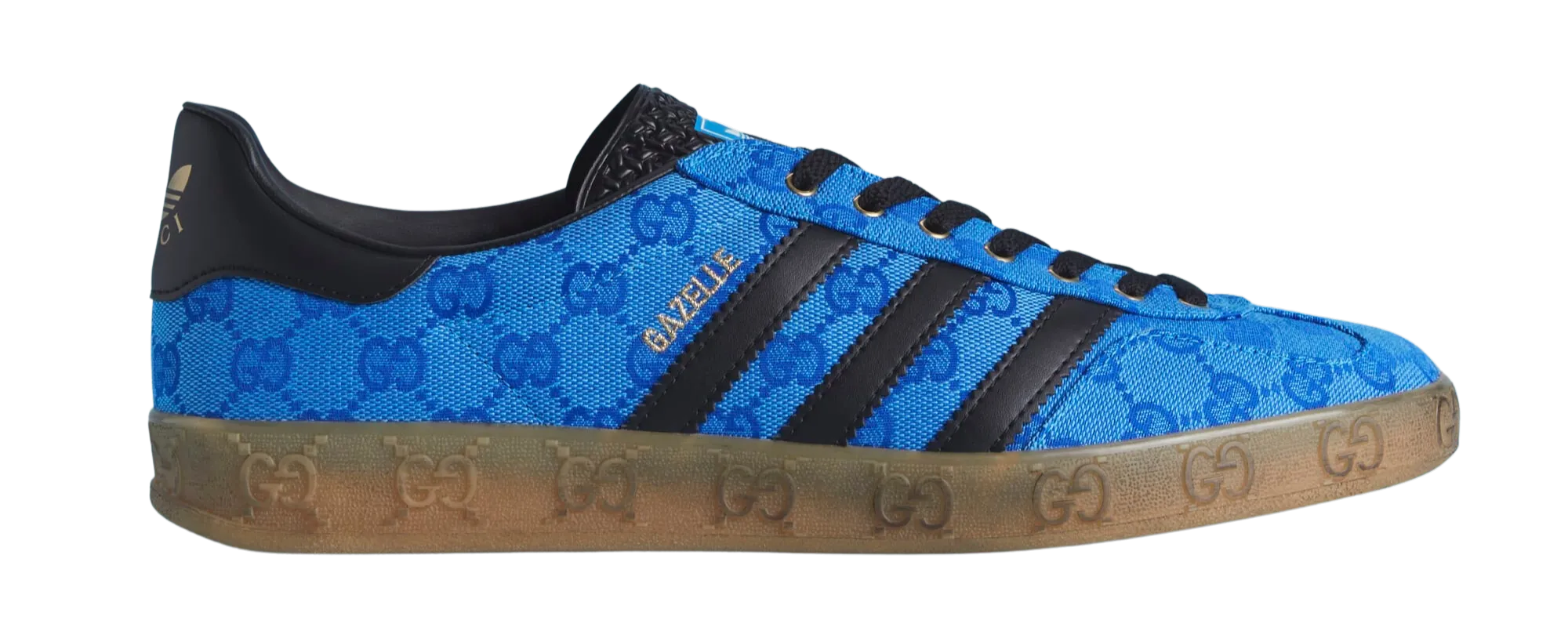 adidas x gucci gazelle blue black