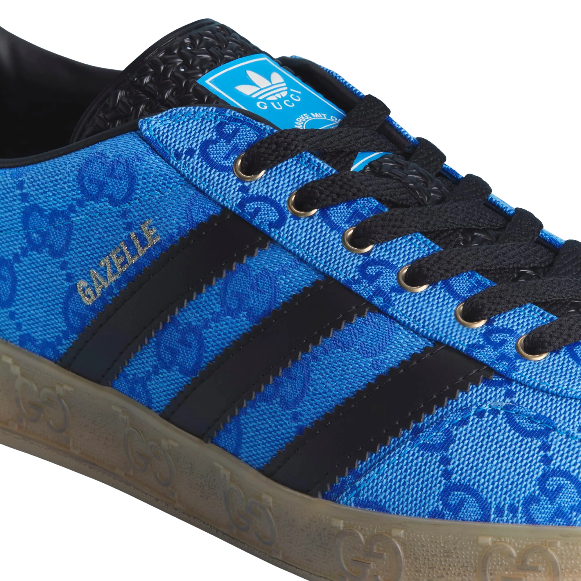 adidas x gucci gazelle blue black