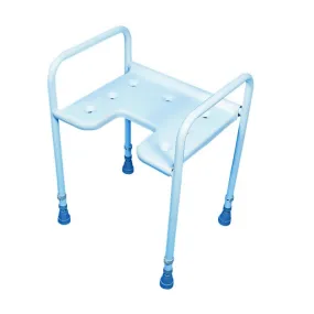 Adjustable Height Gap Front Shower Stool