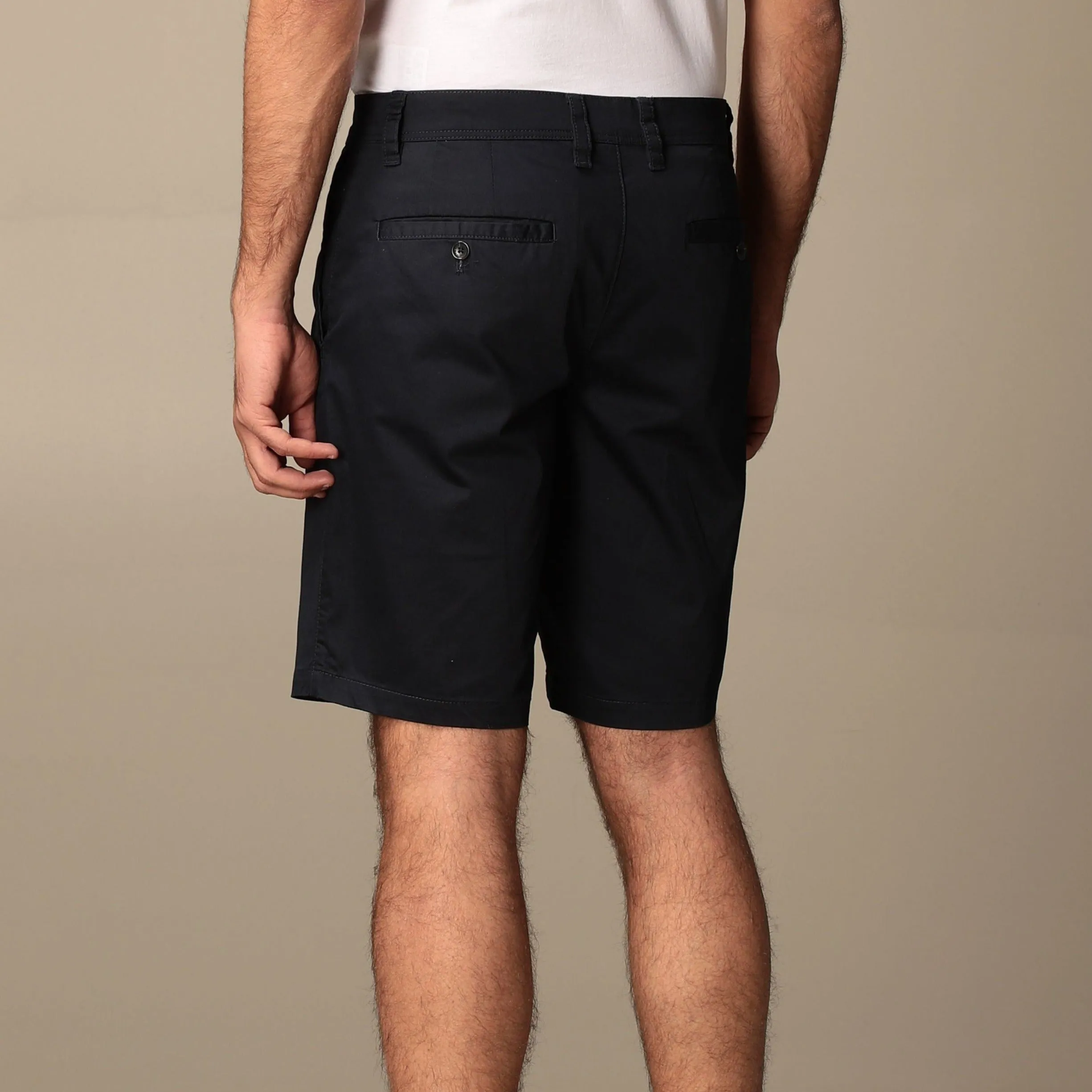 Armani Exchange Navy Chino Shorts