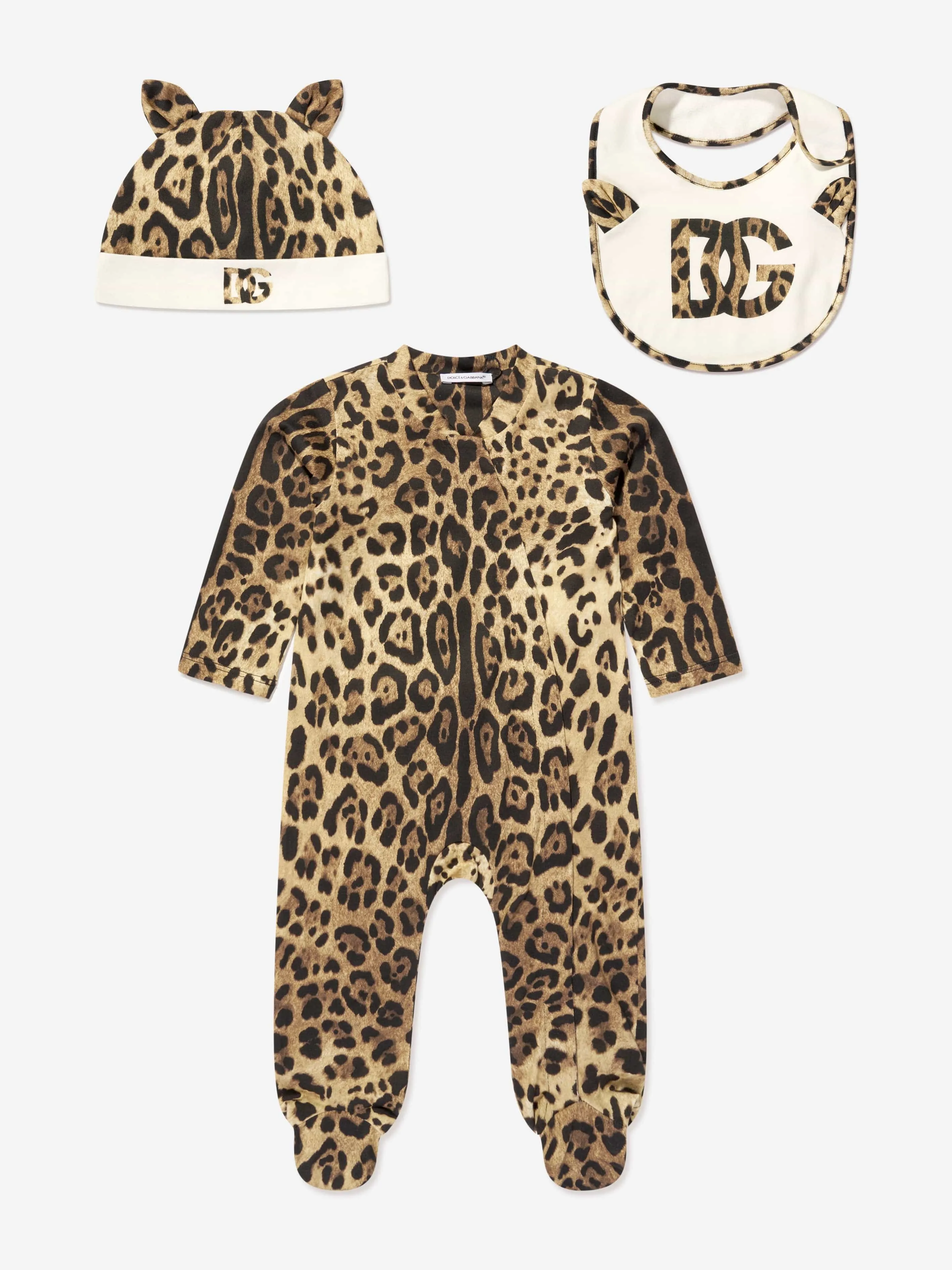 Baby Babygrow Gift Set in Leopard Print