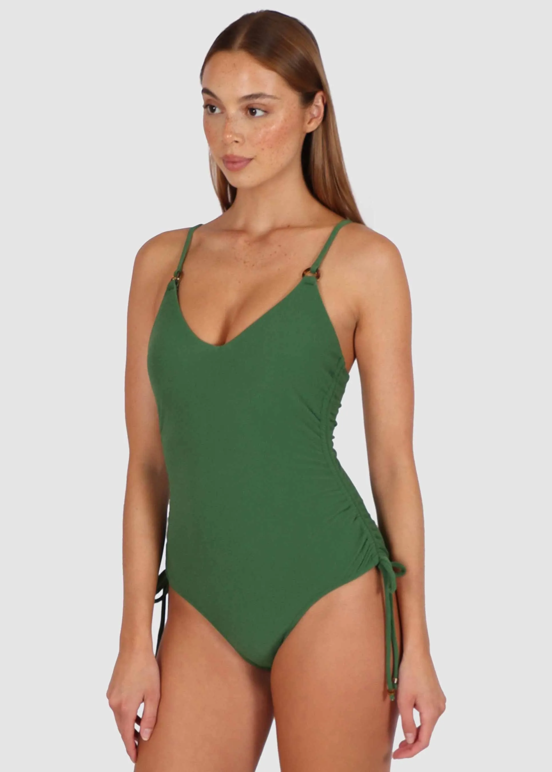 Baku Ruched One Piece - Malibu