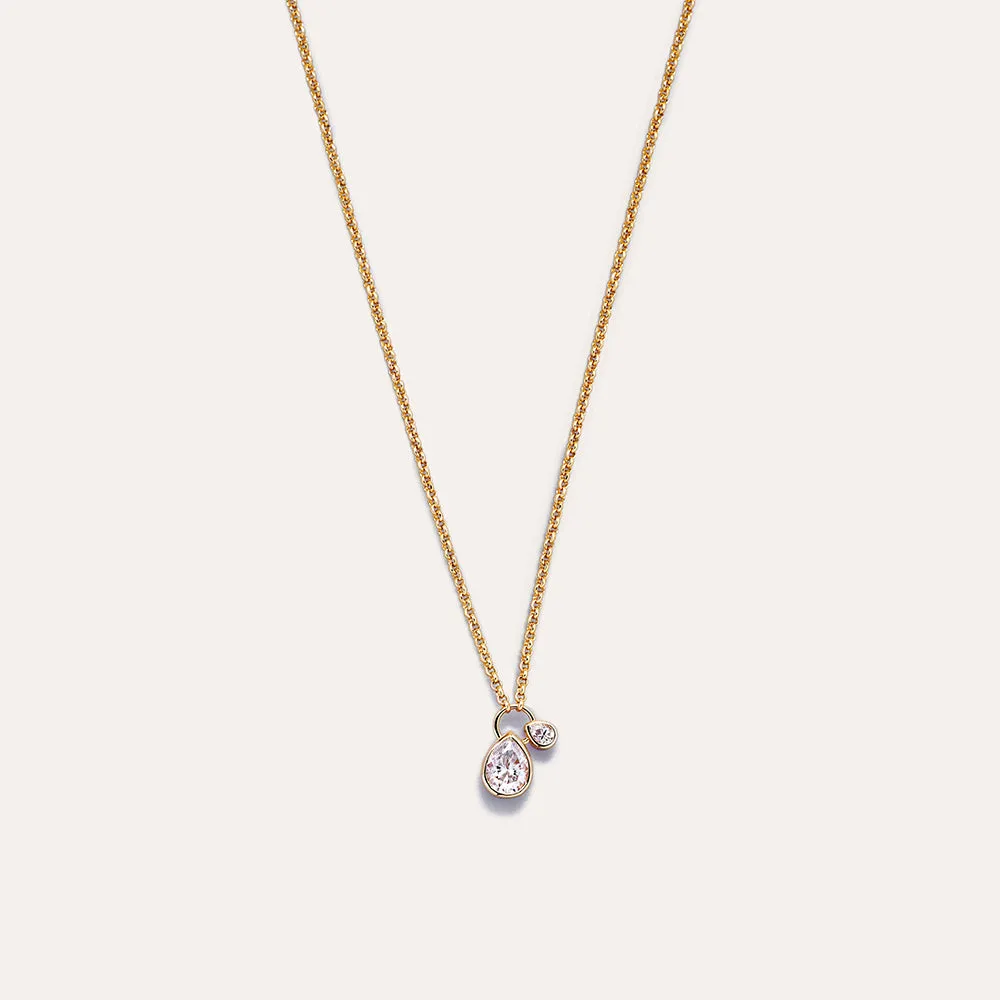 Belong Necklace in 14kt Gold Over Sterling Silver