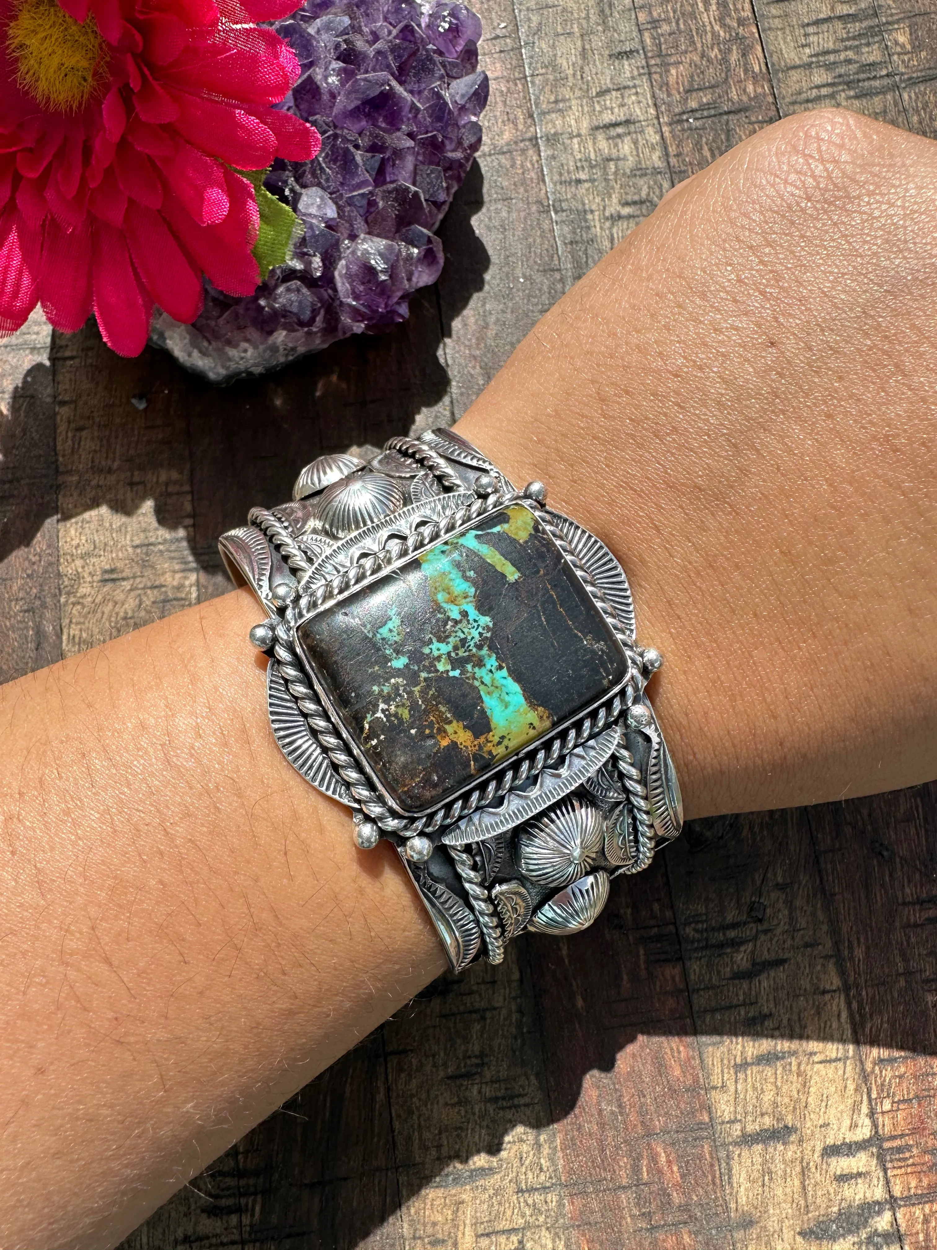 Blackjack Turquoise Cuff