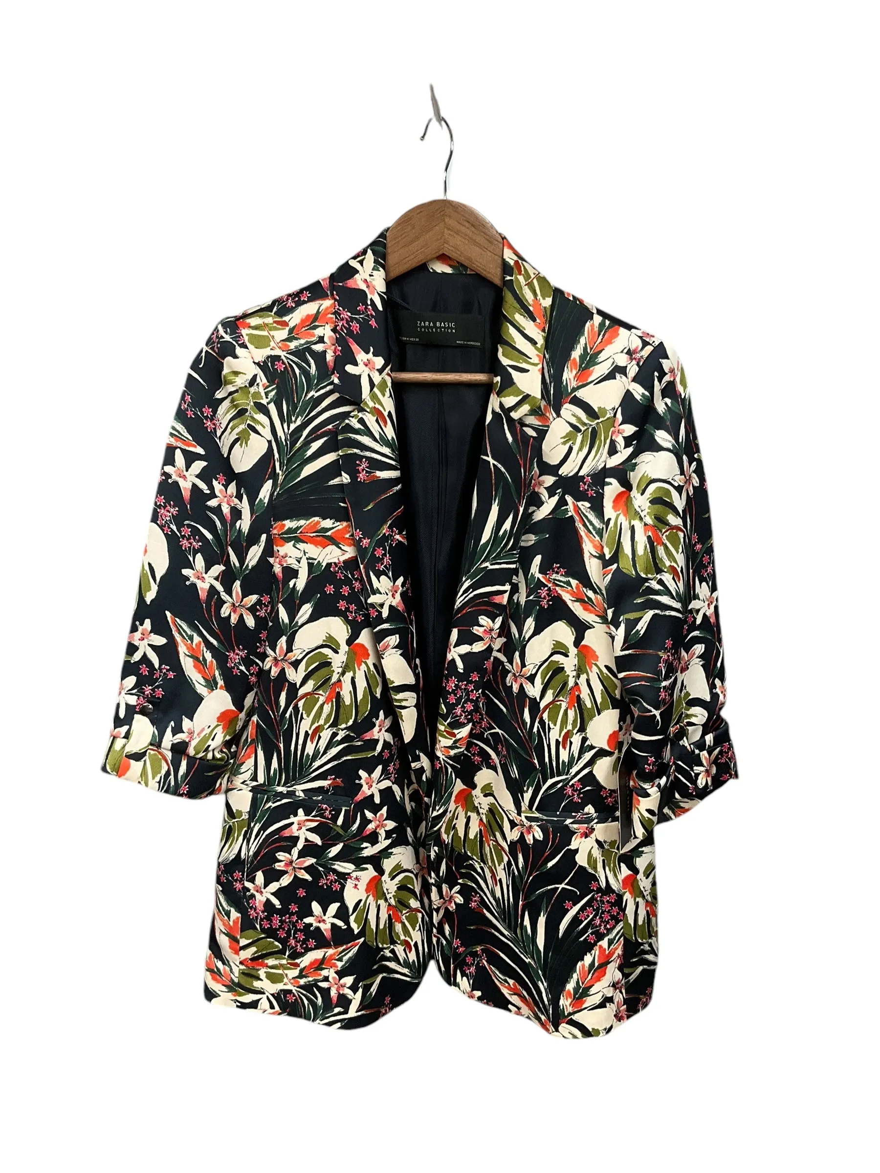 Blazer By Zara Basic In Multi-colored, Size: M