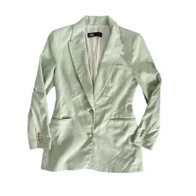 Blazer By Zara In Green, Size: M