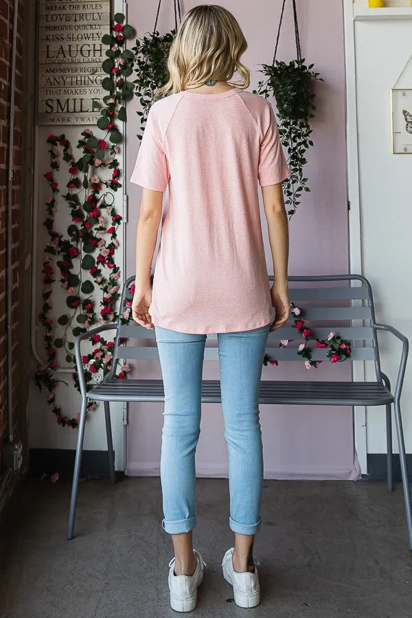 Blush Seas the Day Tee