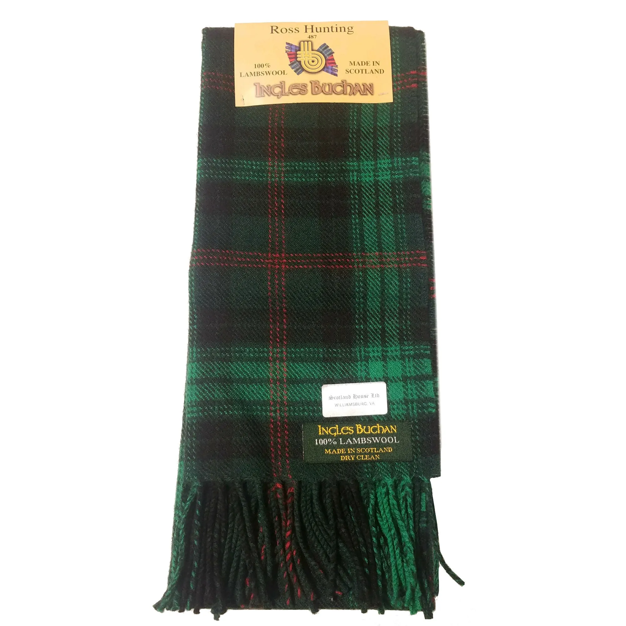 Brushed Wool Tartan Scarves [45 Tartans]