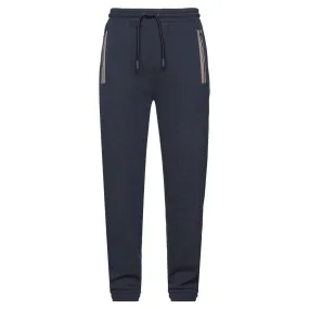 BURBERRY 'BARNS' CUFFED NAVY SWEAT PANTS