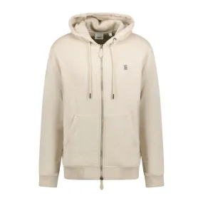 BURBERRY 'CILLIAN' TB LOGO HOODED SWEATSHIRT BEIGE