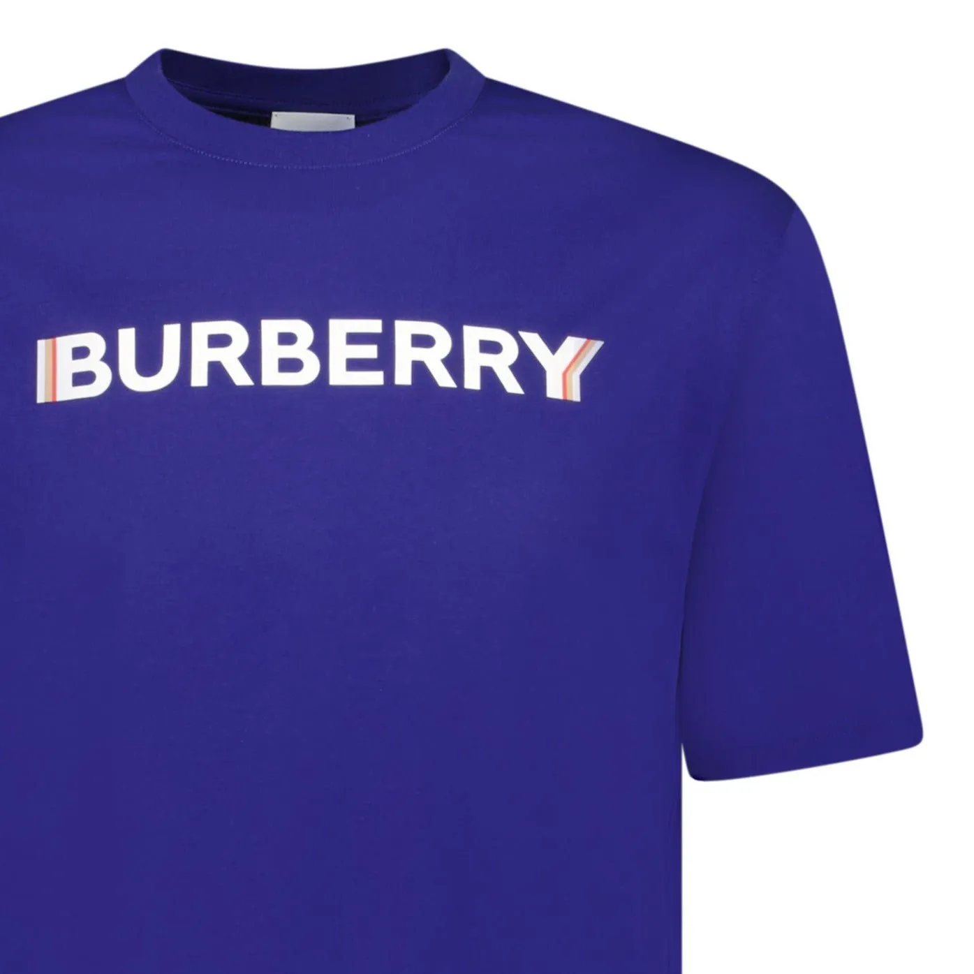 BURBERRY LOGO PRINT T-SHIRT BLUE