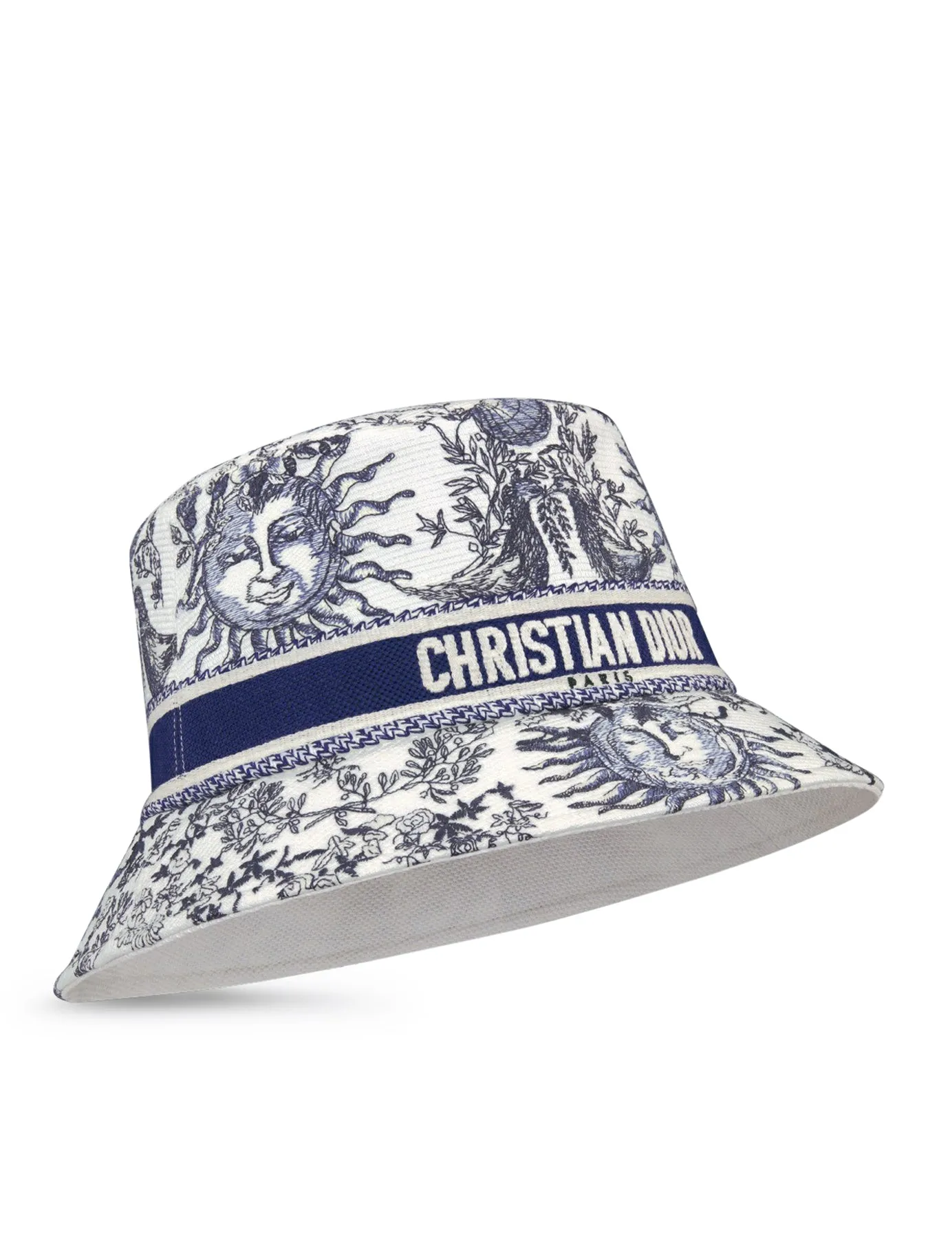 Cappello da pescatore D-Bobby Toile de Jouy Soleil a tesa stretta