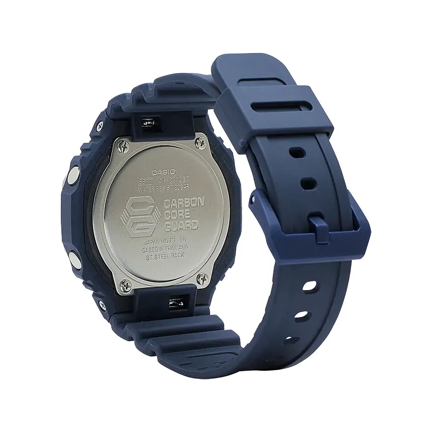 Casio G-Shock GA2110ET-2A Navy Blue Grey Carbon GA-2110ET-2A CasiOak Watch