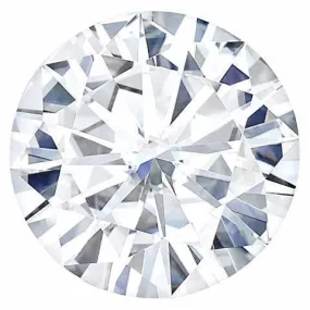 Certified Round Forever One Charles & Colvard Loose Moissanite Stone - 2.00 Carats - D Color - VVS1 Clarity