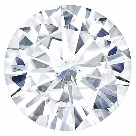 Certified Round Forever One Charles & Colvard Loose Moissanite Stone - 2.00 Carats - D Color - VVS1 Clarity