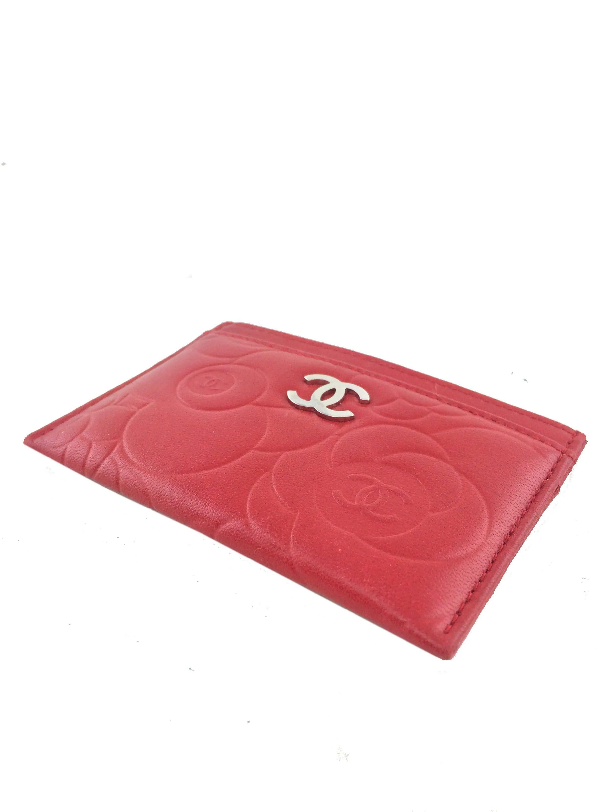 Chanel Camellia Card Holder