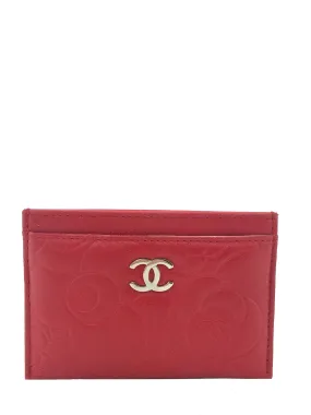 Chanel Camellia Card Holder