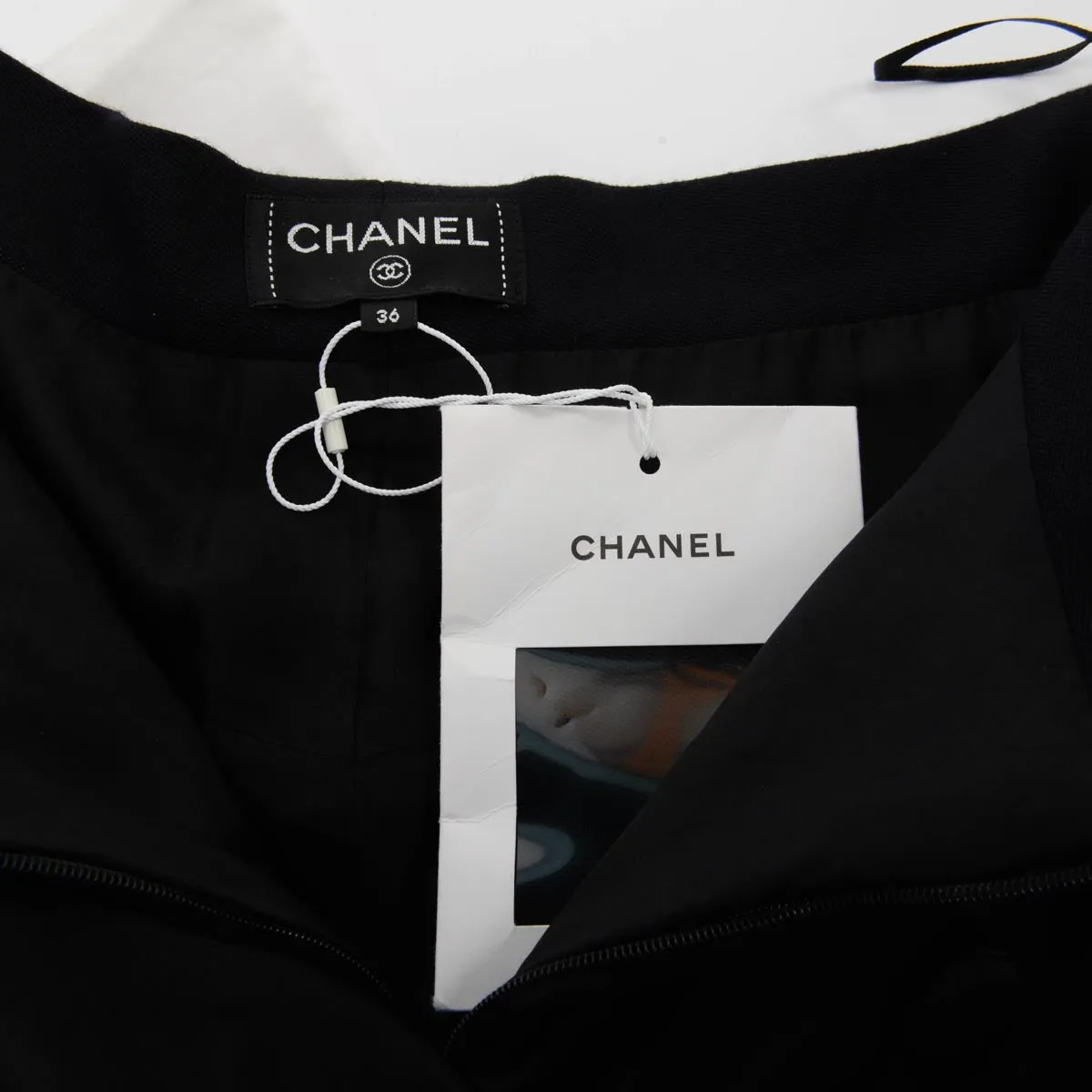 Chanel Dark Navy Wool High Rise Sailor Pants FR 36