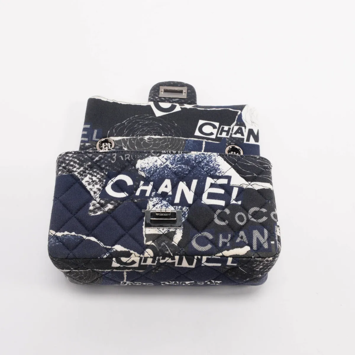 Chanel Graffiti Quilted Jersey Mini Reissue 2.55 Flap Bag