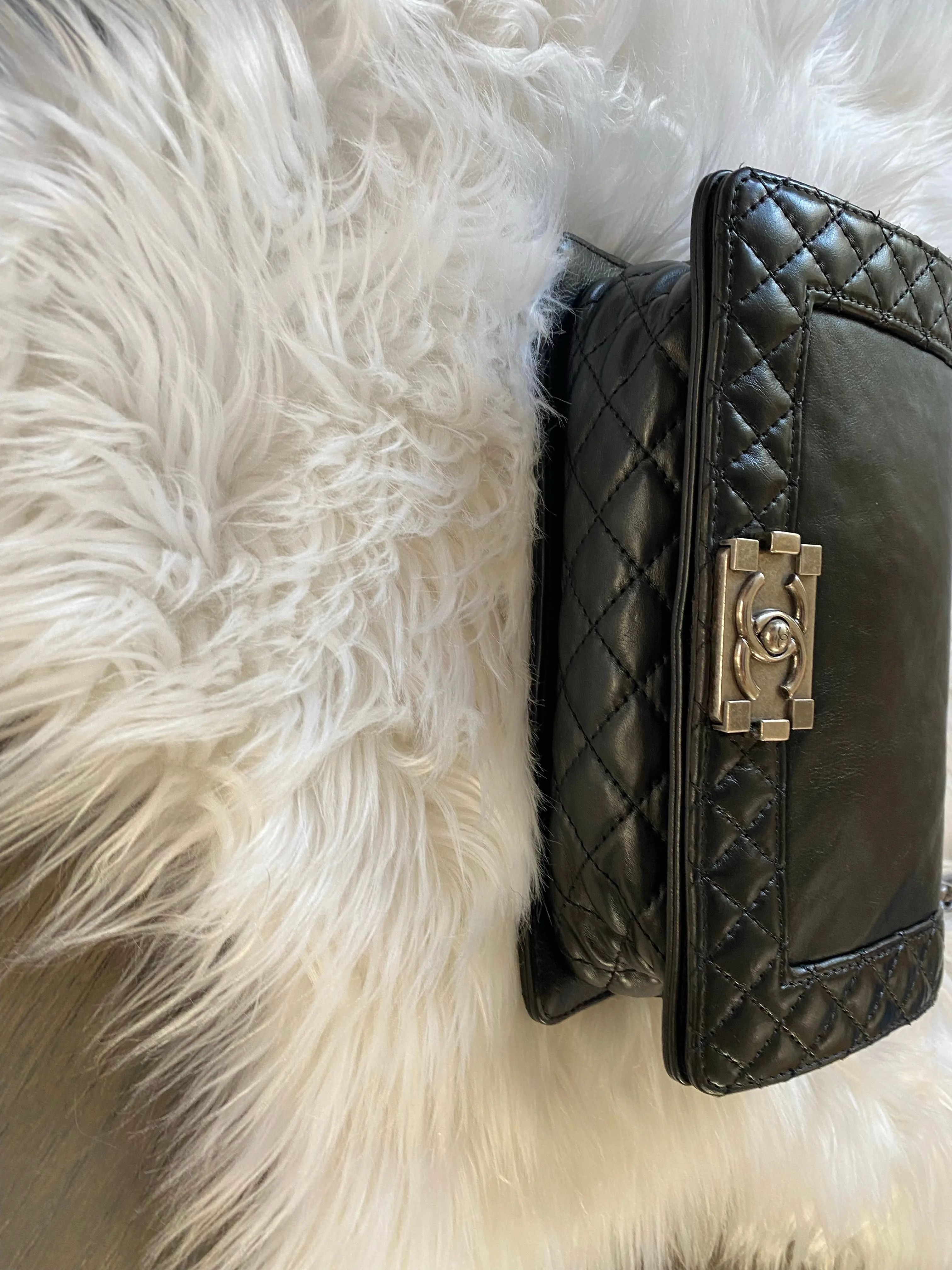 Chanel le boy reverso bag