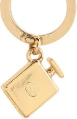 Chanel Metallic No 5 Gold Tone Perfume Bottle Charm Ring Size M