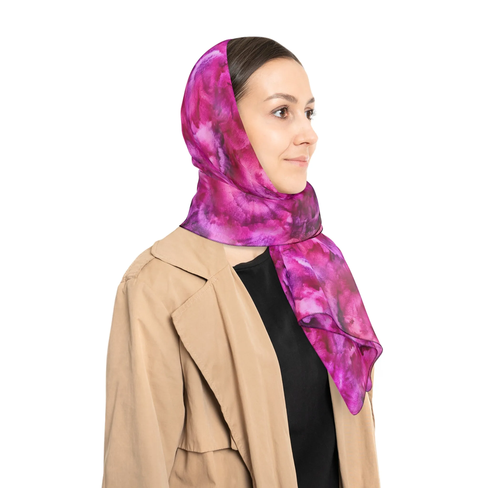 Chiffon Scarf - True Love Print