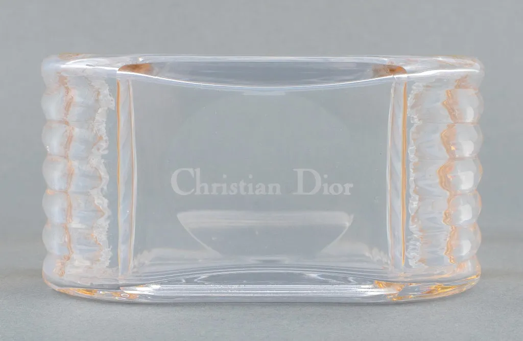 Christian Dior Gaudron Gold Glass Vase