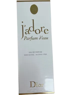 Christian Dior J’adore Parfum D’eau Edp Spray Alcohol Free 100 ml