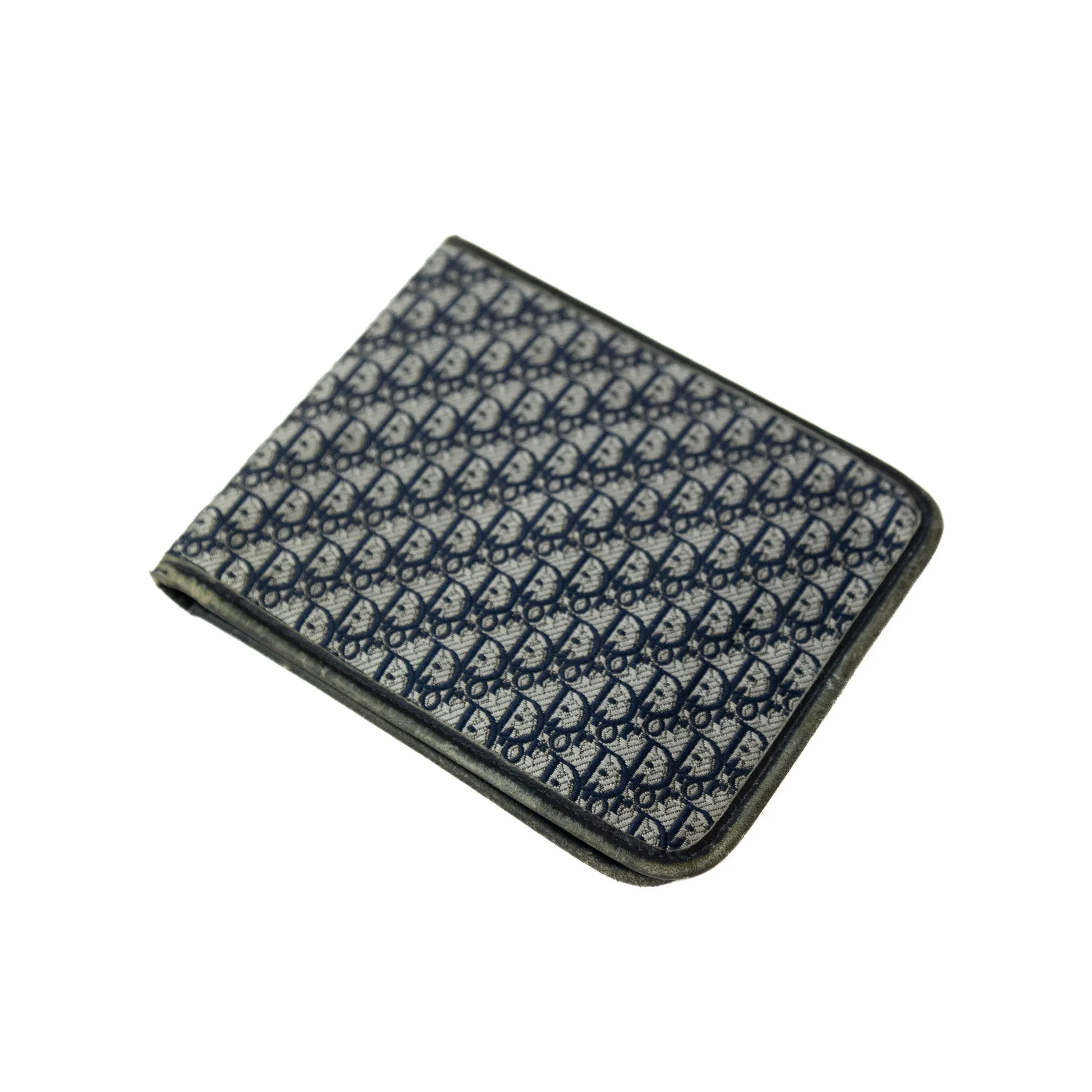 Christian Dior Navy Monogram Wallet