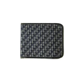 Christian Dior Navy Monogram Wallet