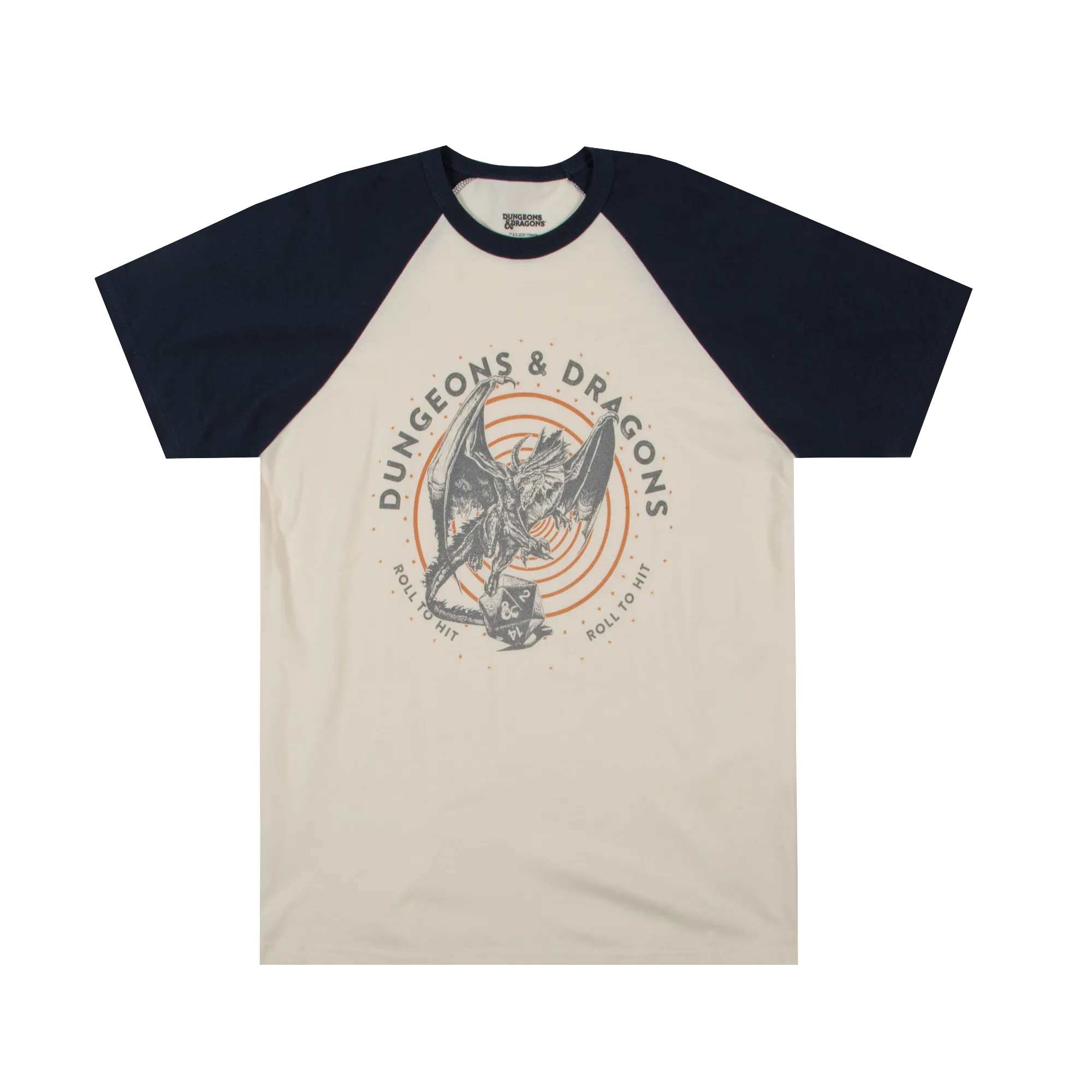 D&D Classic Dragon Navy Raglan