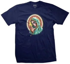 DGK T-SHIRT OUR LADY NAVY