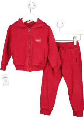 Dolce & Gabbana Red Logo Tracksuit 2 Years