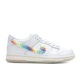 Dunk Low 'Rainbow Swoosh' (GS) - White/Multi/Terra Blush