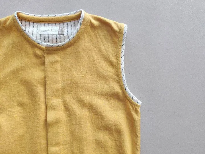 Earth Yellow Baby Onesie