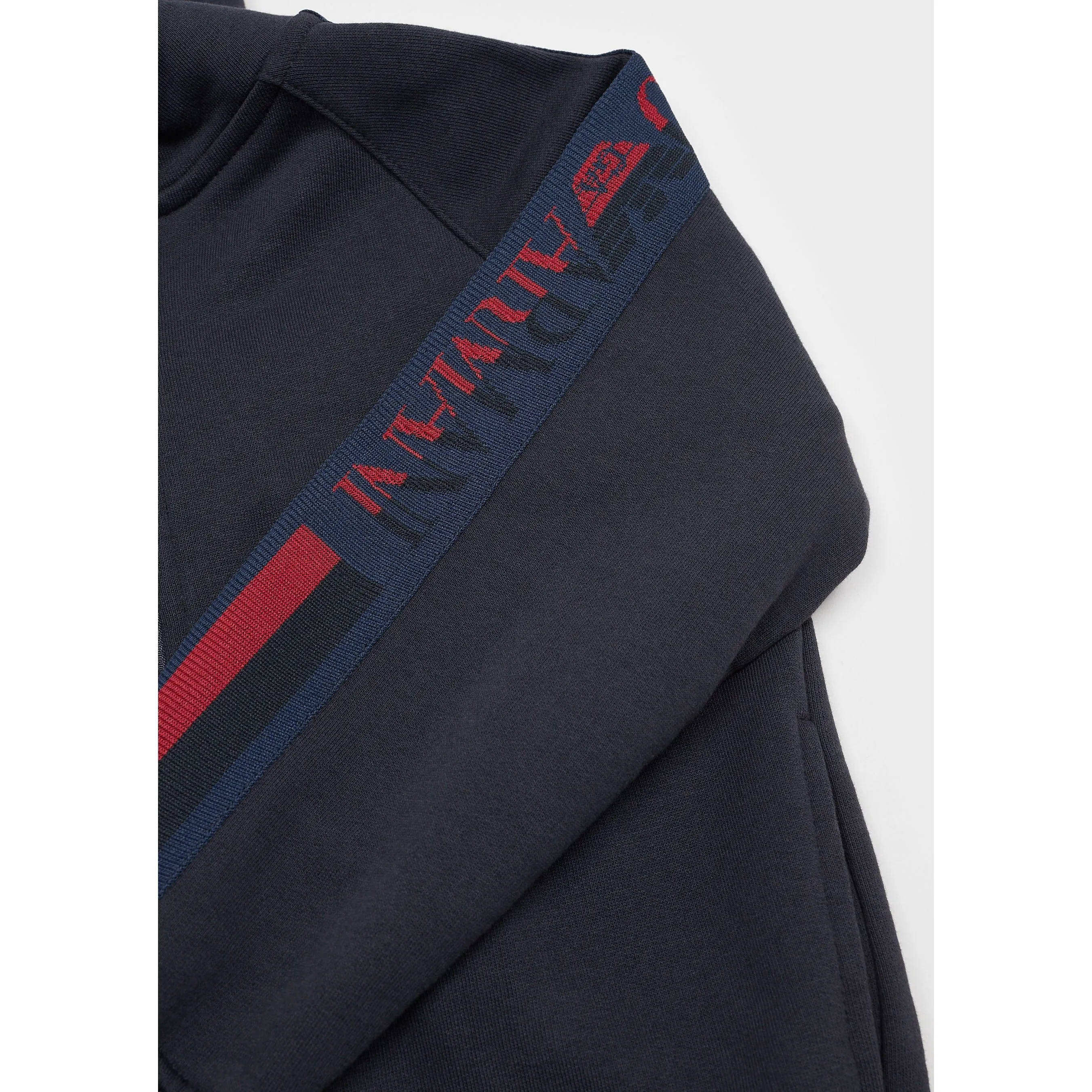 Emporio Armani Boys Navy Hooded Sweatshirt