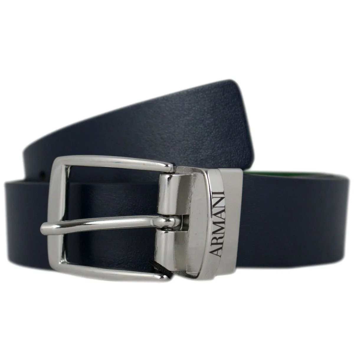 Emporio Armani Boys Navy/Grey Reversible Belt _ 401520-3F560