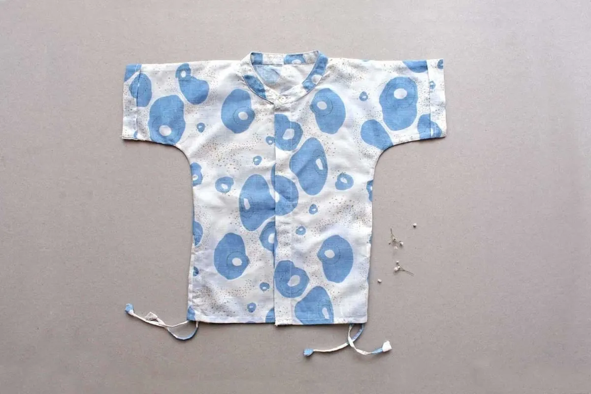 Flutter Blobs Drawstring Shirt