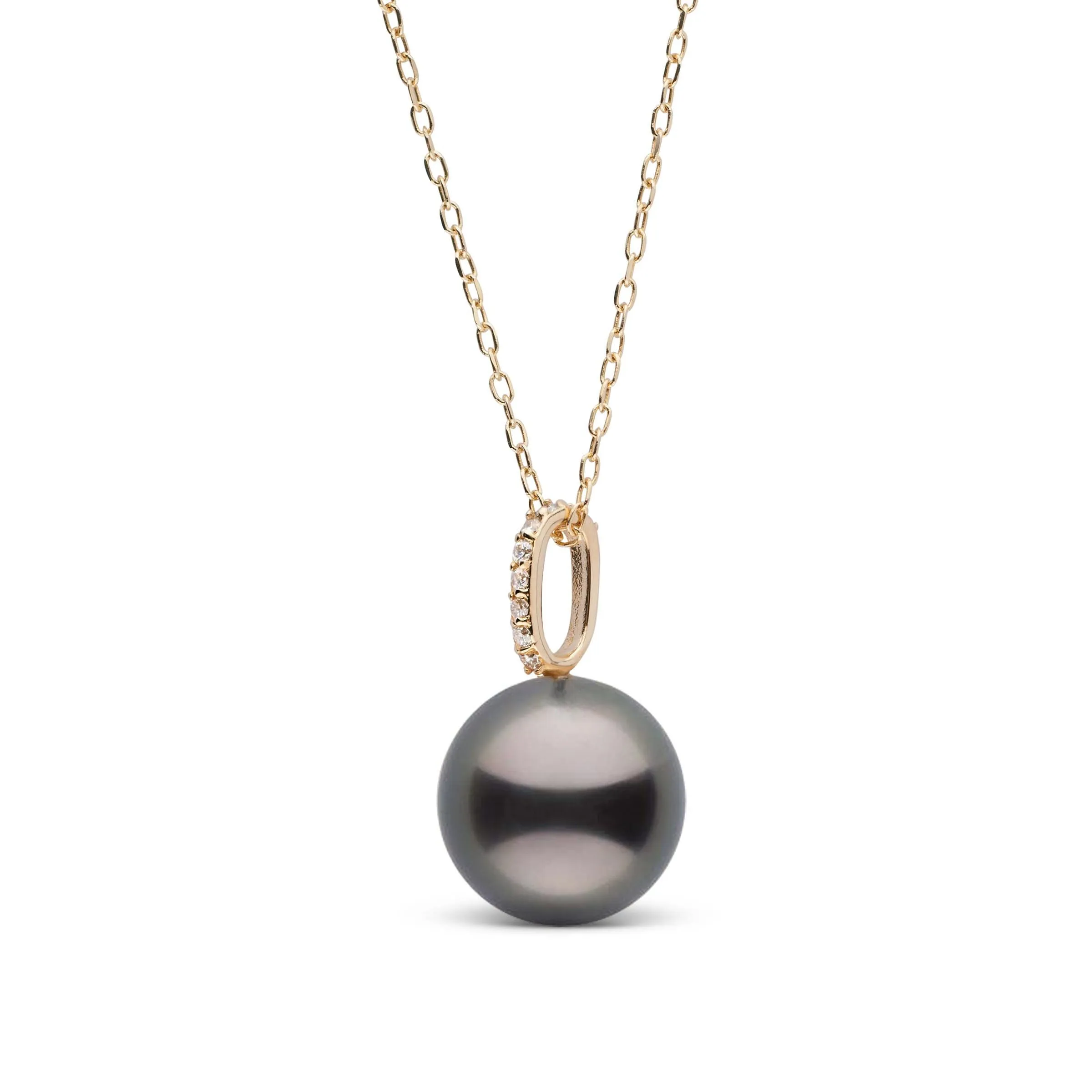 Forever Collection Tahitian Pearl and Diamond Pendant