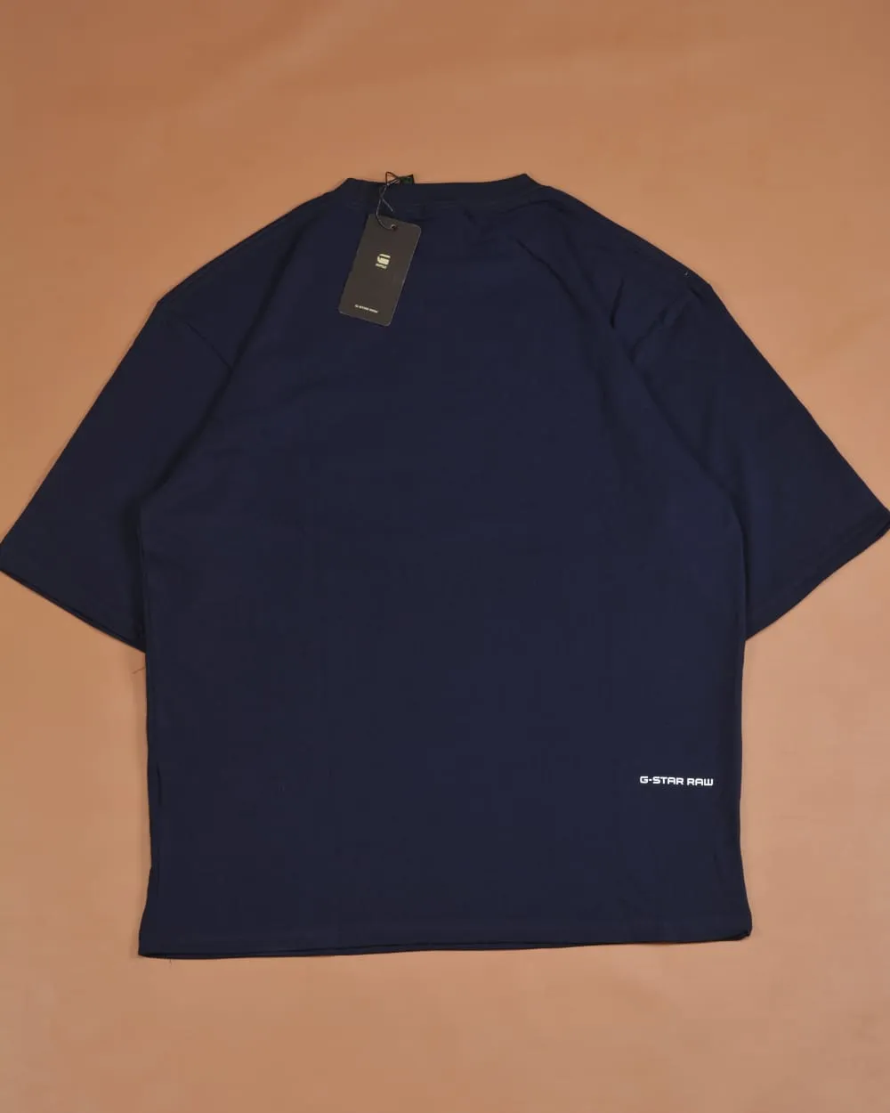 G-Star Burger Logo BOXY - Basic T-shirt Navy Blue