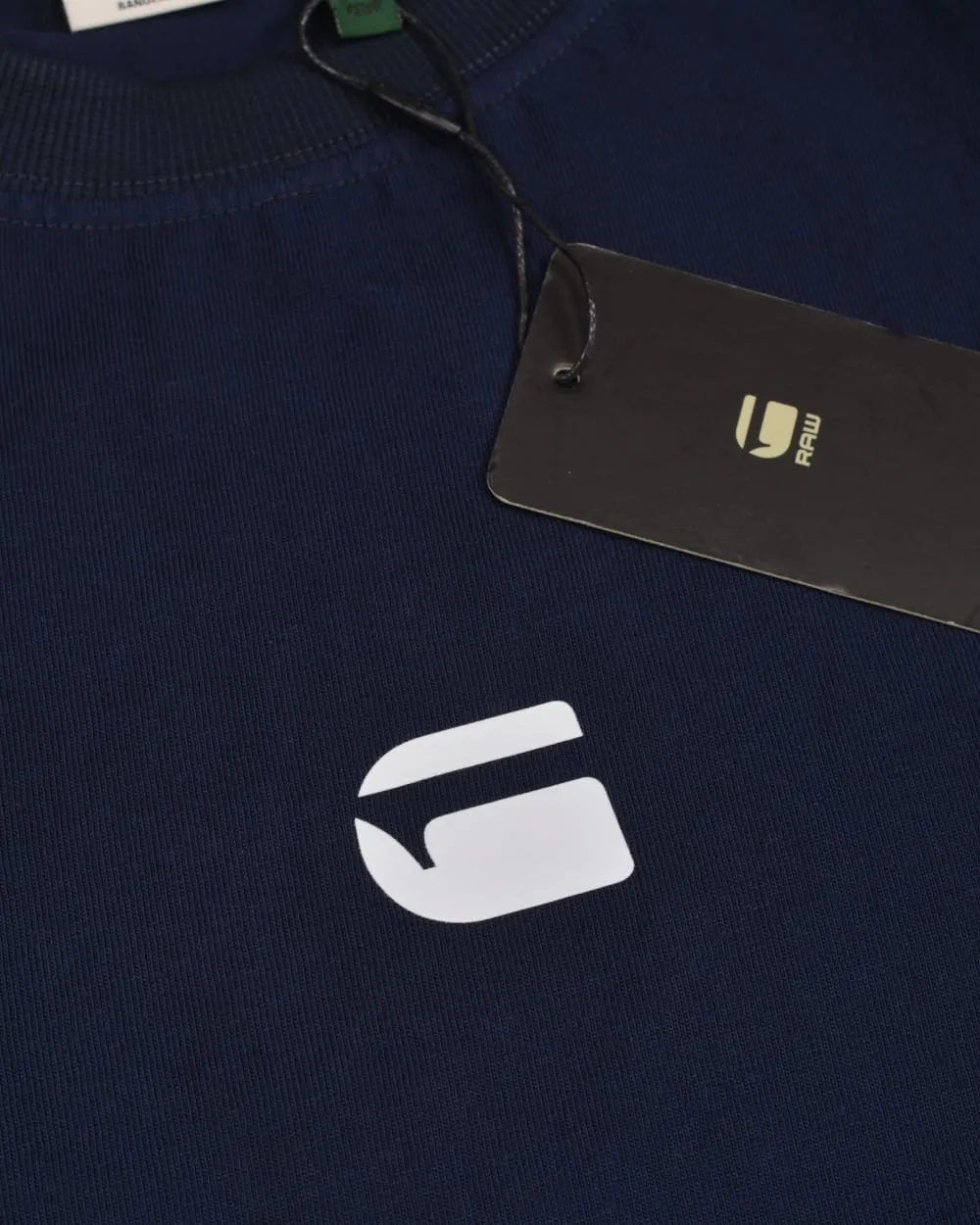 G-Star Burger Logo BOXY - Basic T-shirt Navy Blue