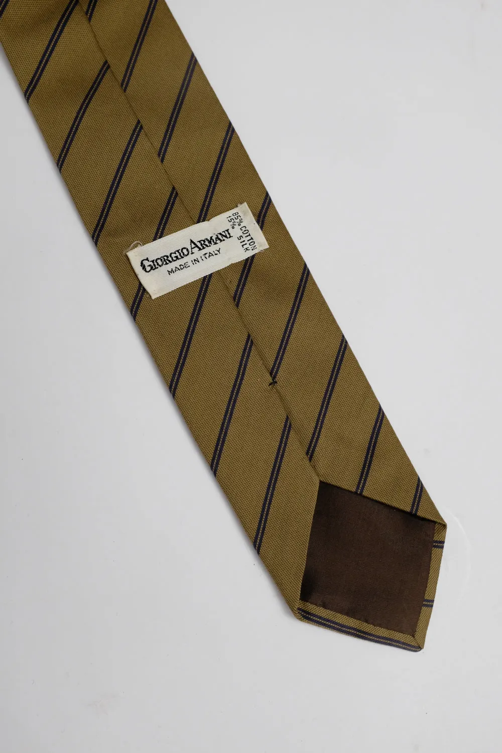 GIORGIO ARMANI VINTAGE SILK COTTON TIE