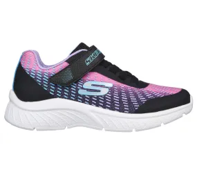 Girls Skechers Navy Lightweight Strap Microspec Plus 303532L NVMT sale