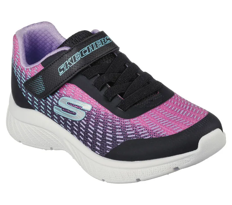 Girls Skechers Navy Lightweight Strap Microspec Plus 303532L NVMT sale